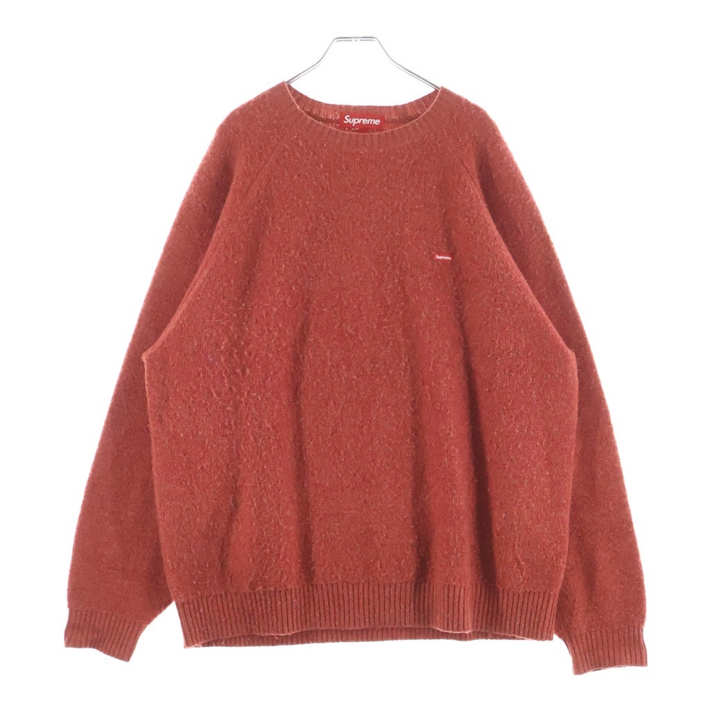 SUPREME(シュプリーム) 24AW Terry Small Box Sweater スモールボックスロゴ クルーネックセーター レッド
