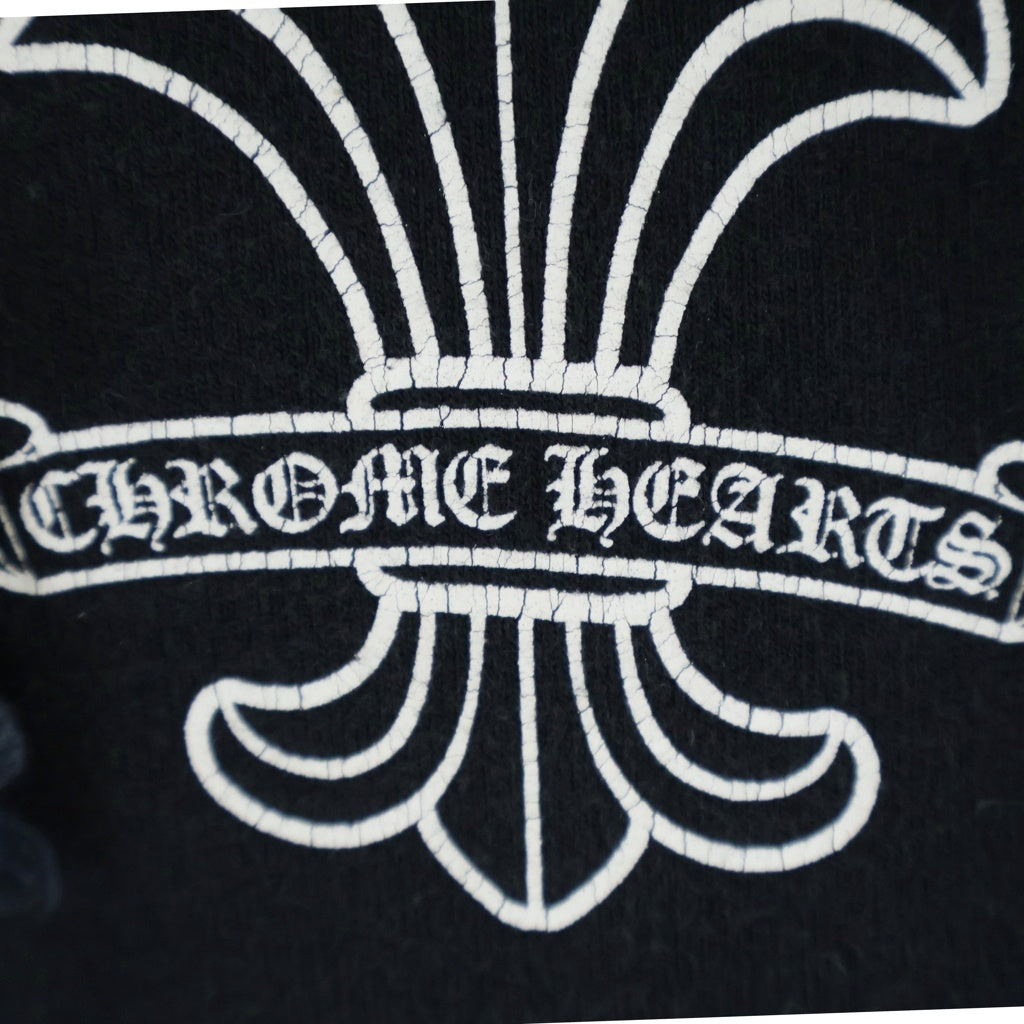 CHROME HEARTS(クロムハーツ) BS FLEUR SWTSHRT HD ZIP BSフレア ジップアップパーカー ブラック