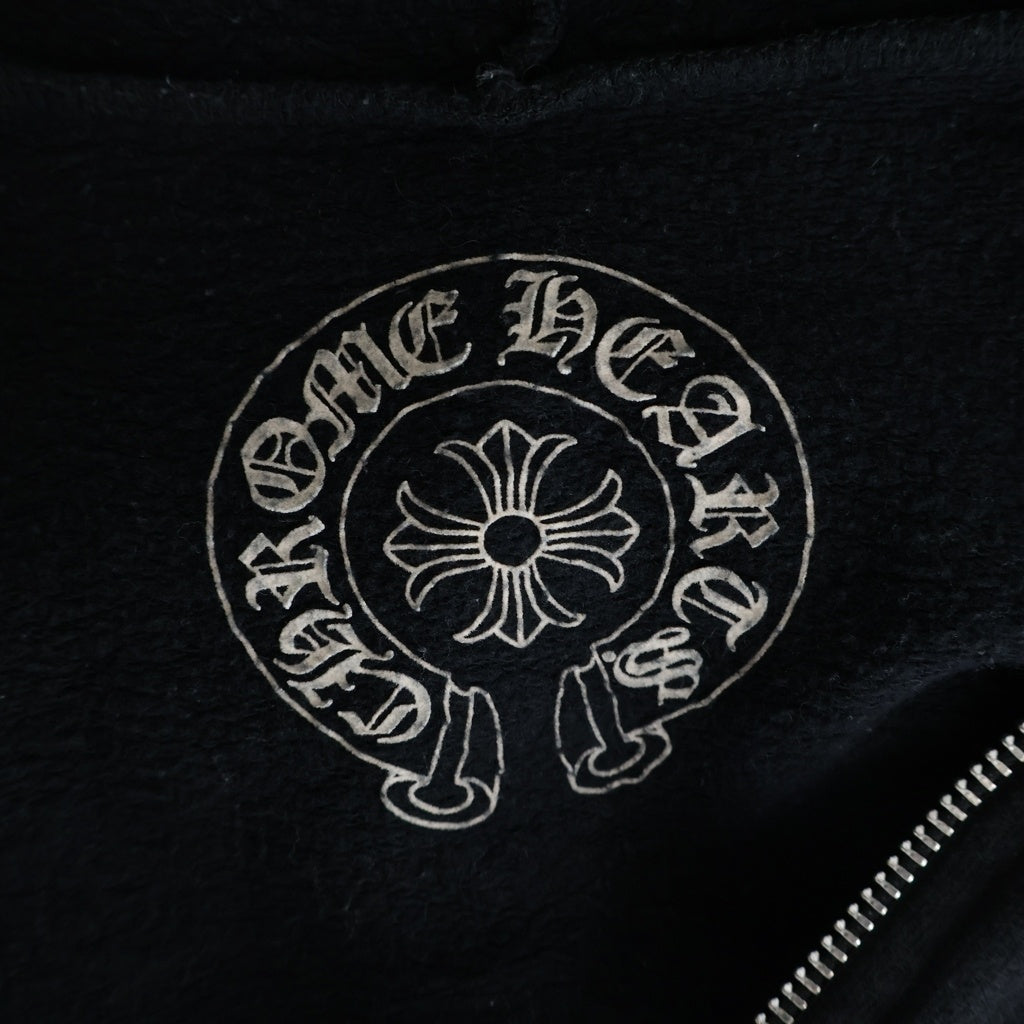 CHROME HEARTS(クロムハーツ) BS FLEUR SWTSHRT HD ZIP BSフレア ジップアップパーカー ブラック