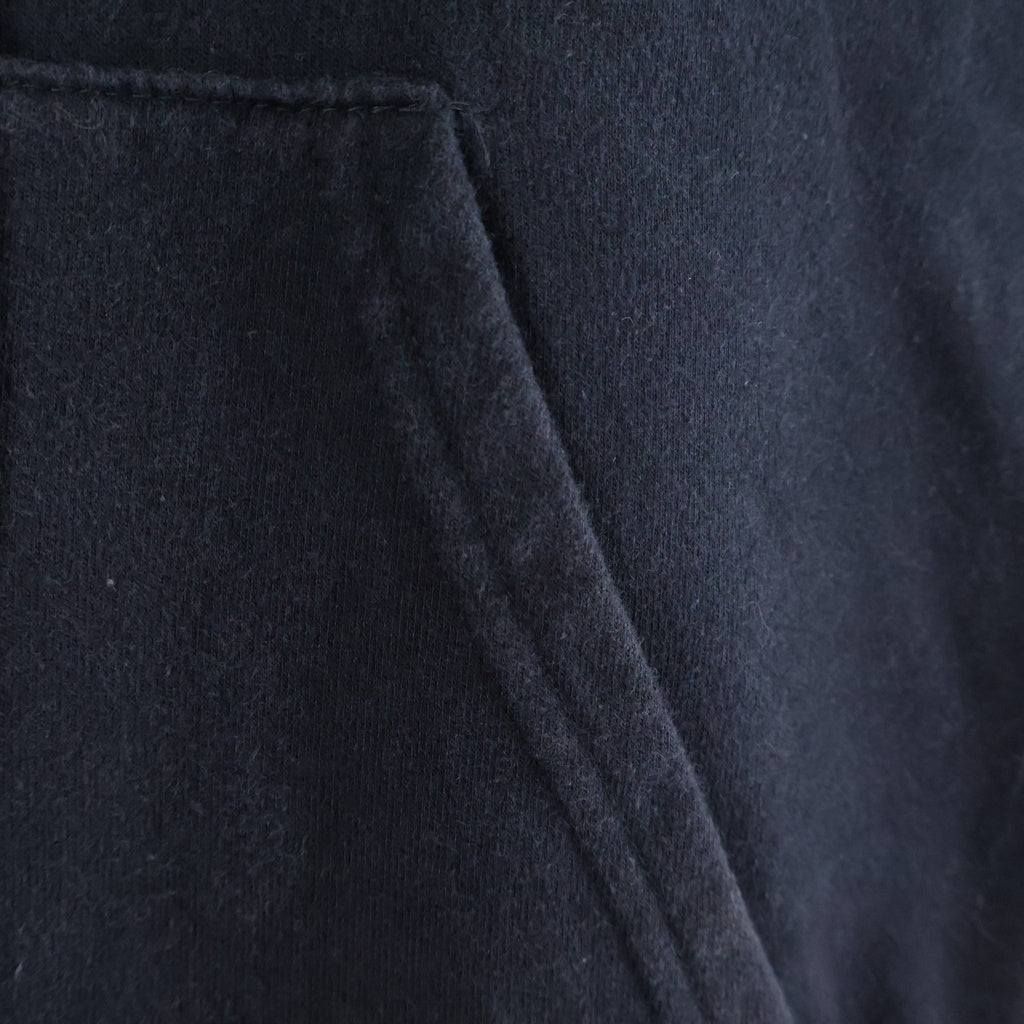 CHROME HEARTS(クロムハーツ) SCROLL LABEL SWTSHRT HD ZIP バックスクロールラベルプリント ジップアップパーカー ブラック