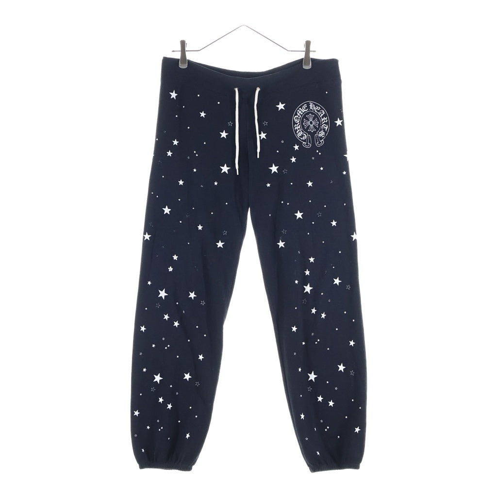 CHROME HEARTS(クロムハーツ) STAR HORSESH SWTPANTS スター ホースシュープリント スウェットパンツ ブラック