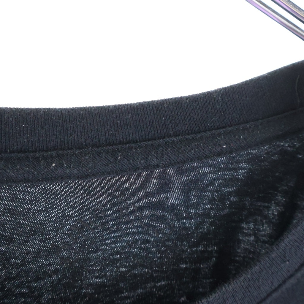 CHROME HEARTS(クロムハーツ) Vertical Logo L/S バーティカルロゴプリント 長袖Tシャツカットソー ブラック/ピンク