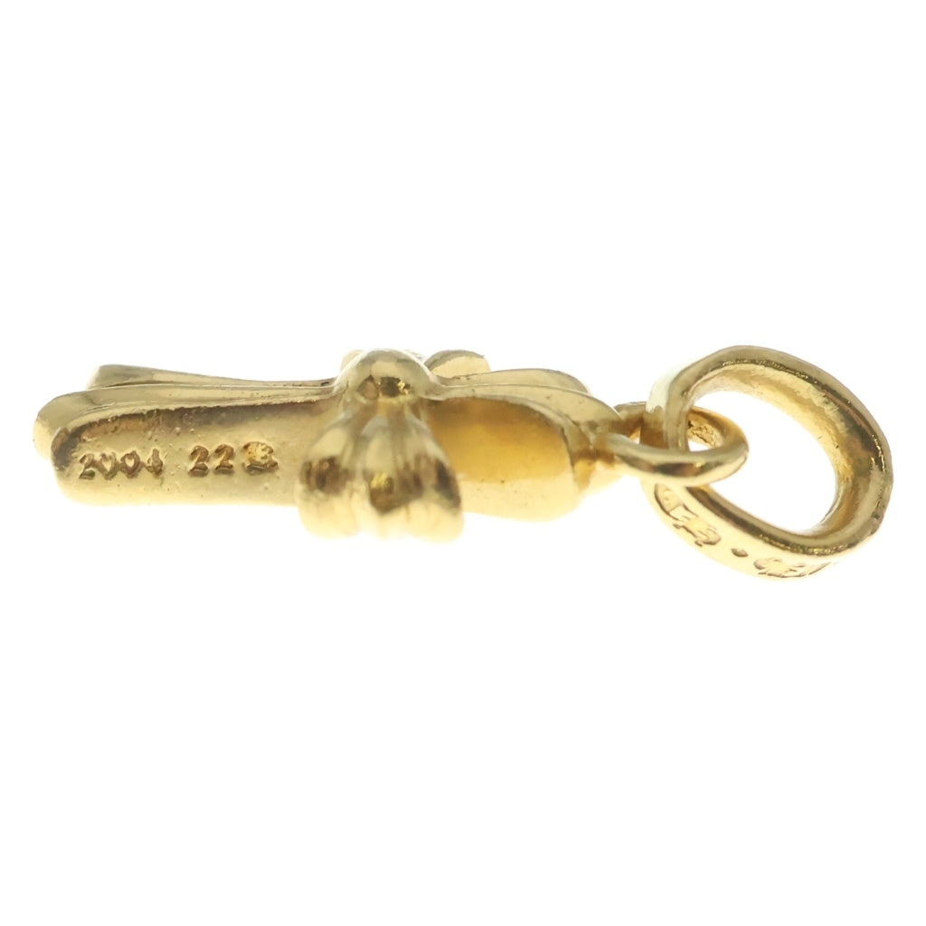CHROME HEARTS(クロムハーツ) 22K CRS BBYFAT ベイビーファットクロス ペンダントトップ ゴールドBCA037 レディース