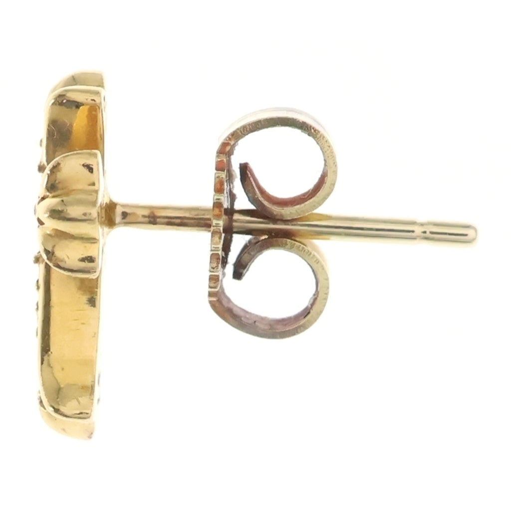 CHROME HEARTS(クロムハーツ) 22K CH CRS 2 FAT P/DIA CHクロス ファットスタッドピアス PAVEダイヤ ゴールド レディース