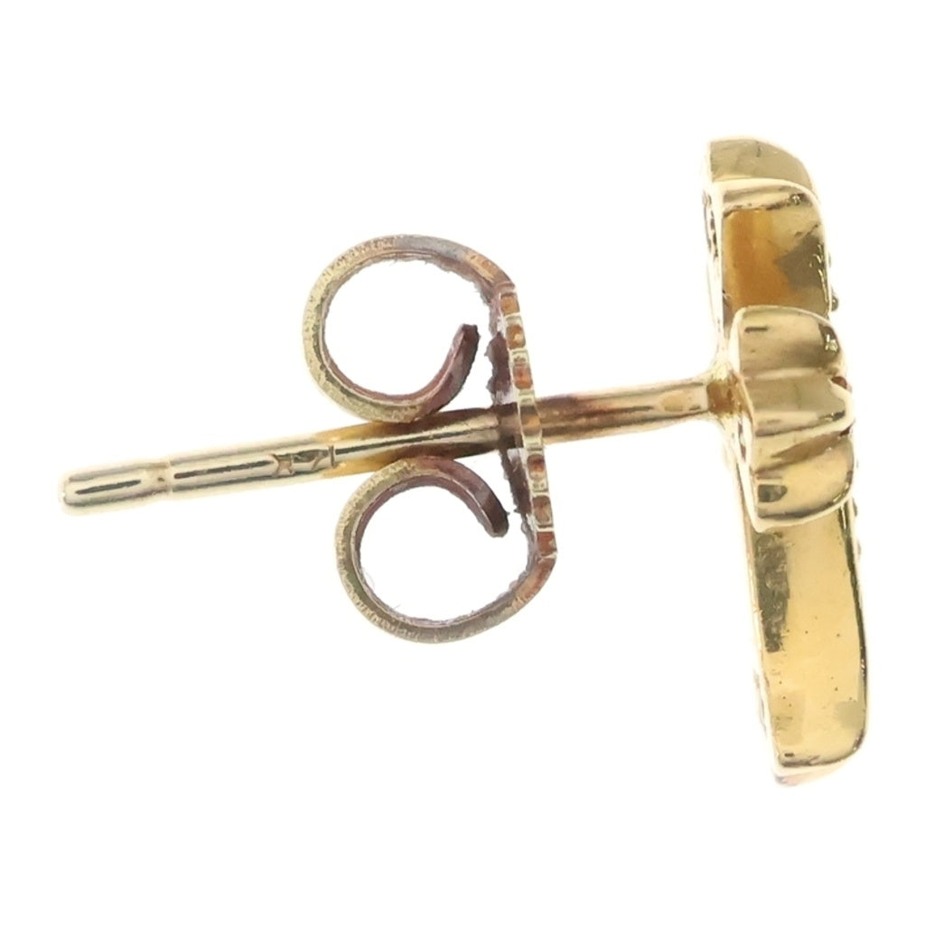 CHROME HEARTS(クロムハーツ) 22K CH CRS 2 FAT P/DIA CHクロス ファットスタッドピアス PAVEダイヤ ゴールド レディース