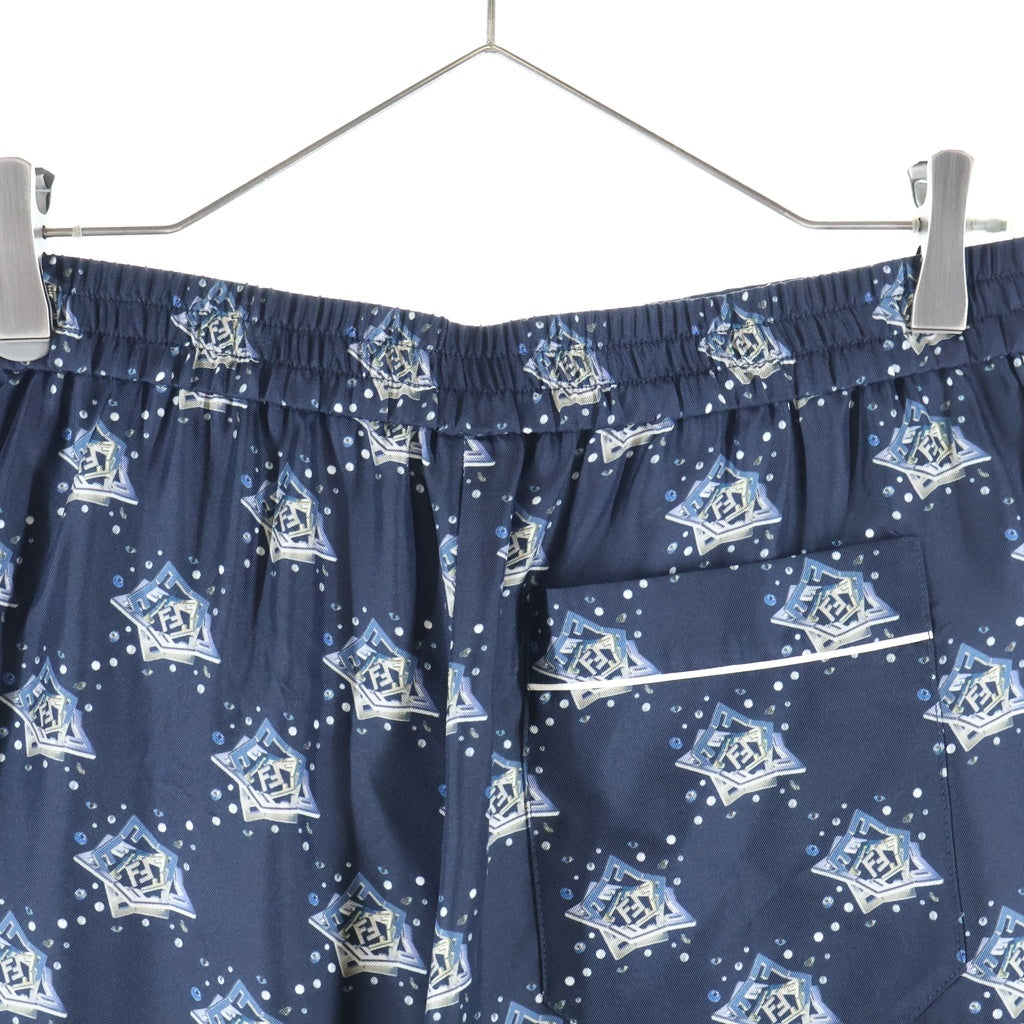 FENDI(フェンディ) Silk Graphic Print Pajama Pants シルクグラフィックプリントパジャマパンツ