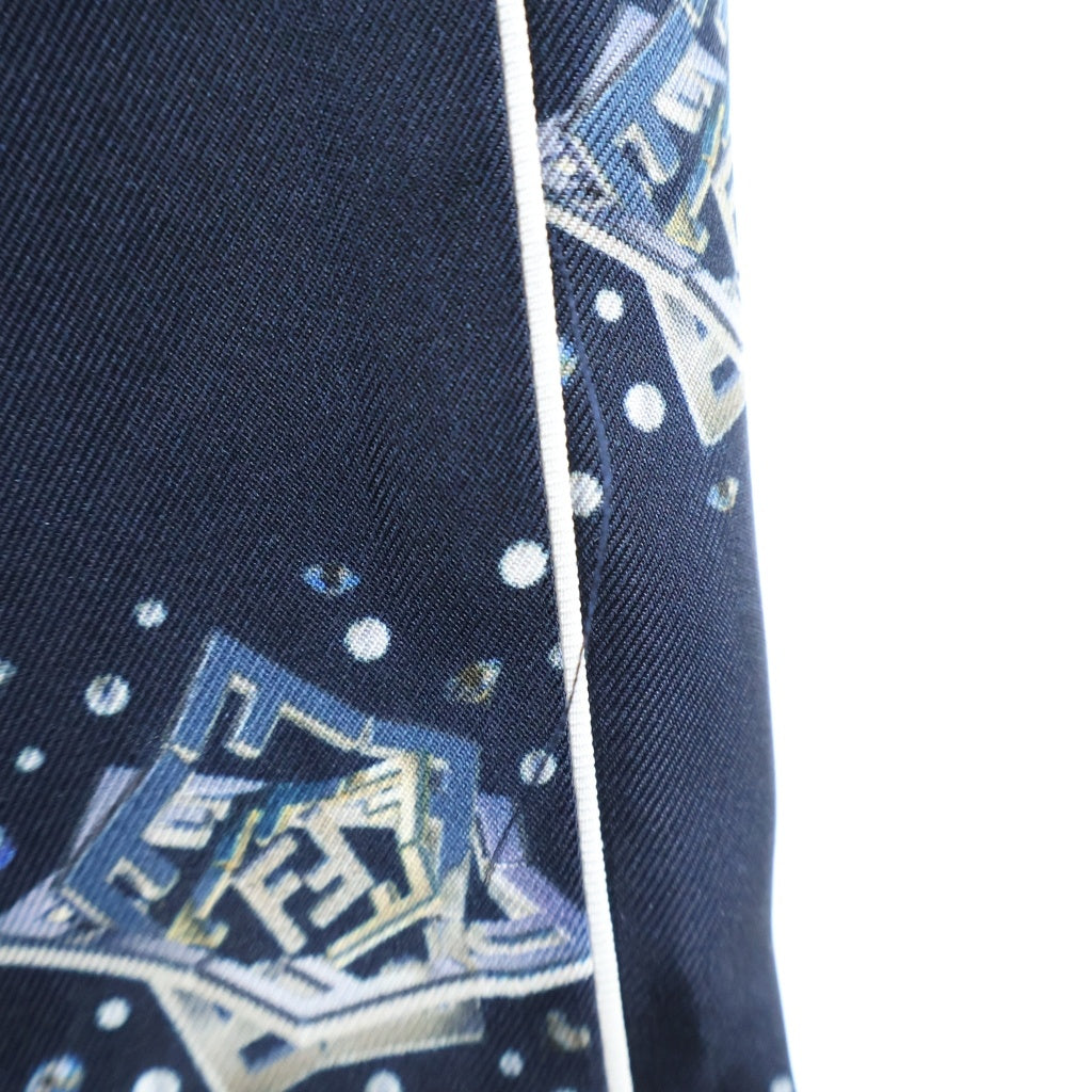 FENDI(フェンディ) Silk Graphic Print Pajama Pants シルクグラフィックプリントパジャマパンツ