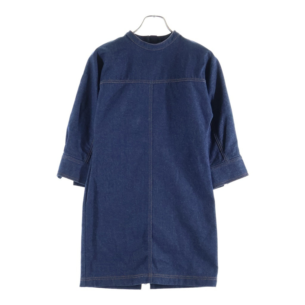 FENDI(フェンディ) BLUE DENIM MINI DRESS ブルーデニムミニドレス インディゴ FLD545 ALC1 レディース