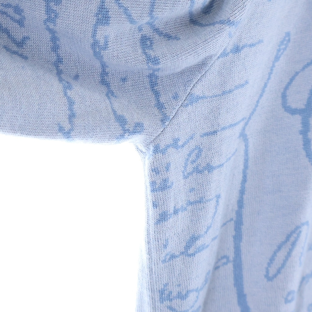 Berluti(ベルルッティ) スクリット クルーネック セーター ブルー R26KRL198YWBG