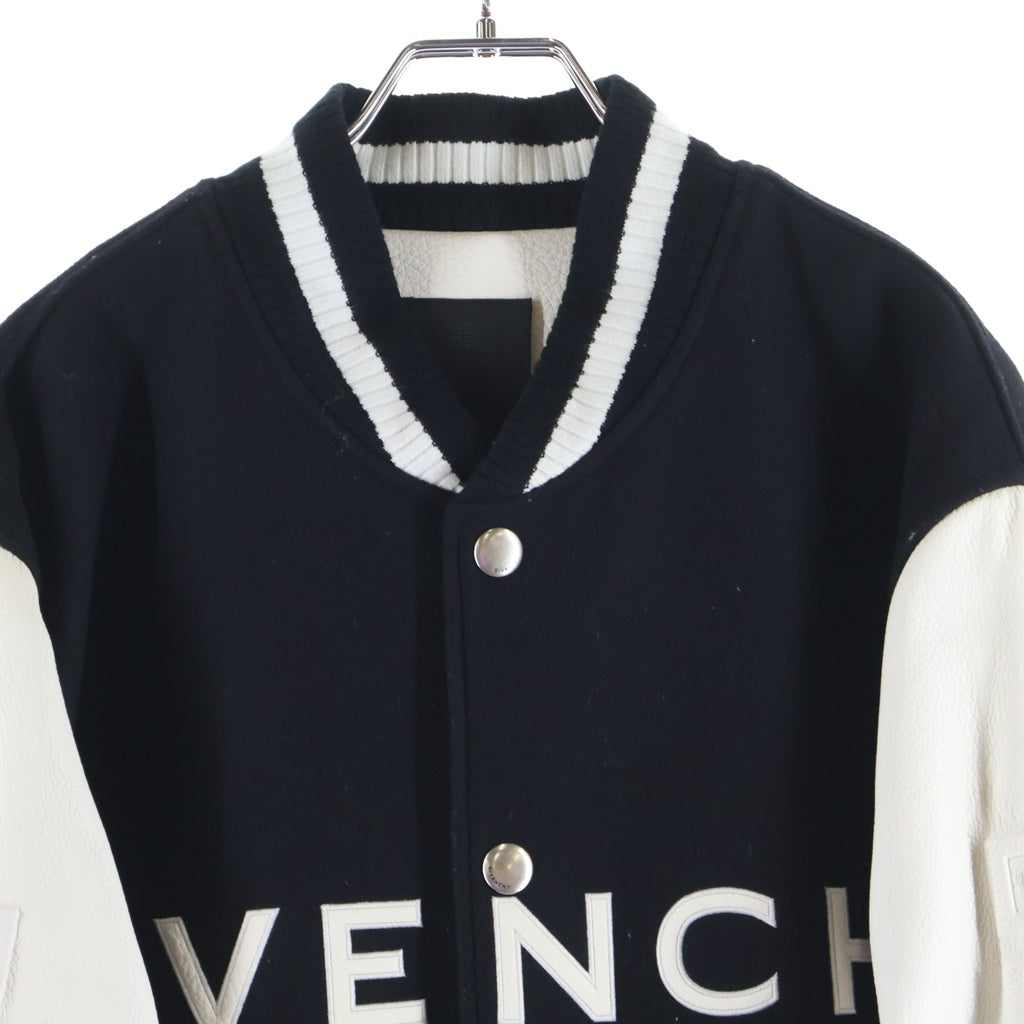 GIVENCHY(ジバンシィ) Varsity Jacket バーシティジャケット ブラック/ホワイト BM011S6Y16