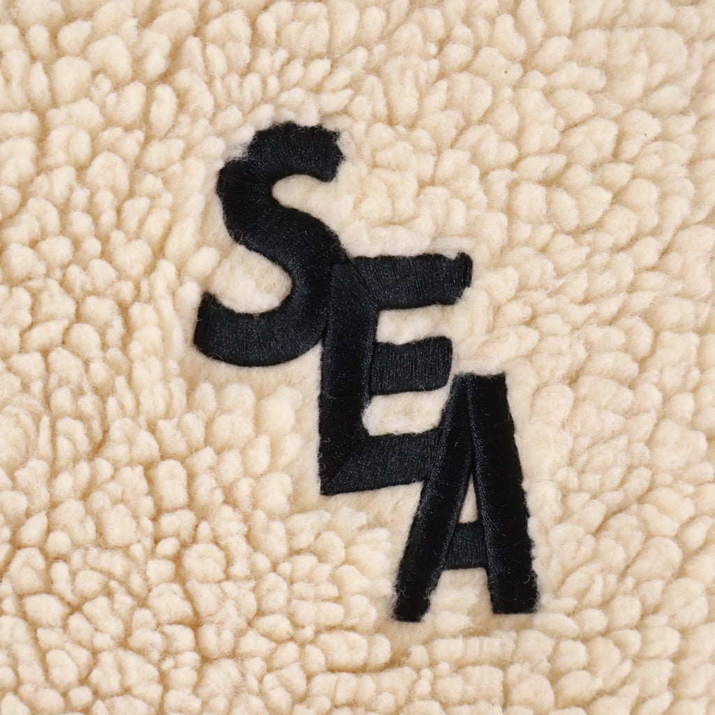 NANGA(ナンガ) ×WIND AND SEA BOA FLEECE JACKET ウィンダンシー ボアフリースジャケット ベージュ C0000336