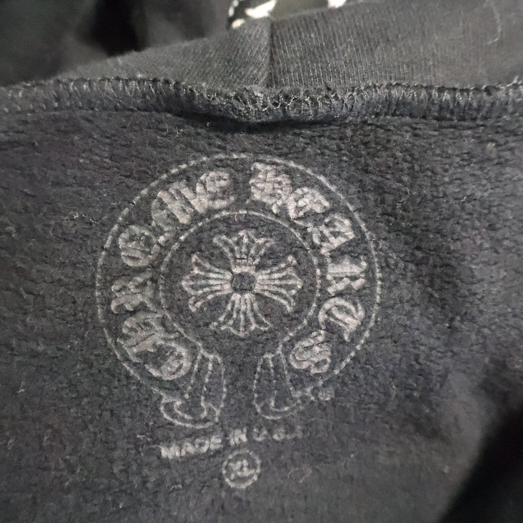CHROME HEARTS(クロムハーツ) Foti Harris Teeter SWTSHRT HD ZIP フォティ ハリス ティーター ジップアップパーカー ブラック