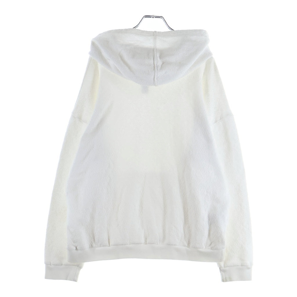 CHROME HEARTS(クロムハーツ) Y NOT Tonal Monogram Cross ワイノット トーナル モノグラムクロス プルオーバーパーカー ホワイト