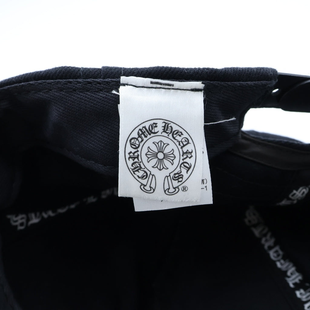 CHROME HEARTS(クロムハーツ) トラッカーキャップ ヴァインダガー スクロール 帽子 ブラック/オレンジ レディース