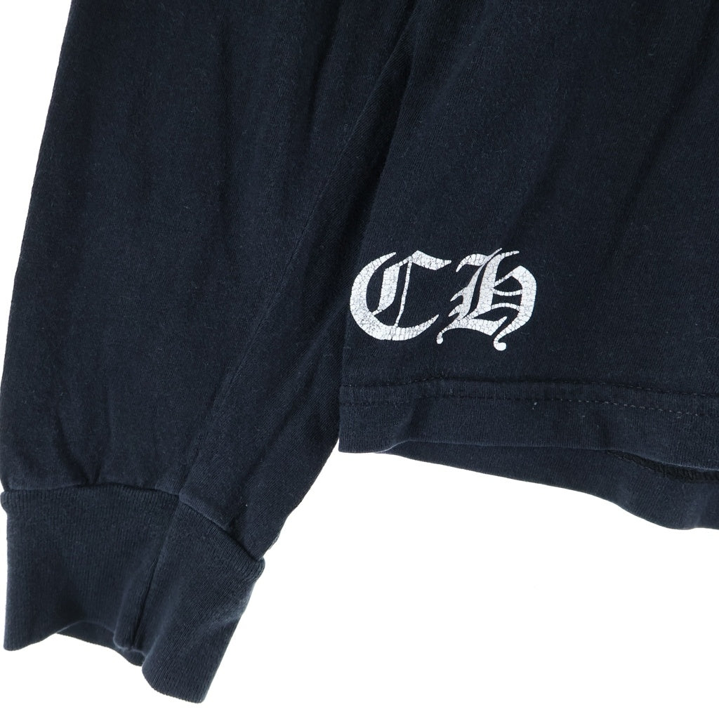 CHROME HEARTS(クロムハーツ) CH PLUS L/S 1 STAFF EXCLUSIVE CHプラスプリント長袖カットソー STAFF限定 ブラック/ホワイト