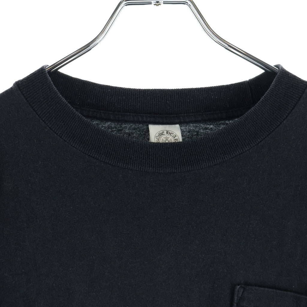 CHROME HEARTS(クロムハーツ) OLD CH PLUS L/S 1 STAFF EXCLUSIVE CHプラスプリント長袖カットソー STAFF限定 ブラック/ホワイト