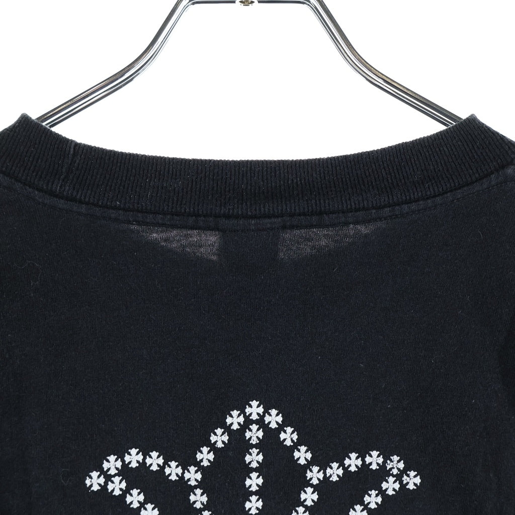 CHROME HEARTS(クロムハーツ) OLD CH PLUS L/S 1 STAFF EXCLUSIVE CHプラスプリント長袖カットソー STAFF限定 ブラック/ホワイト