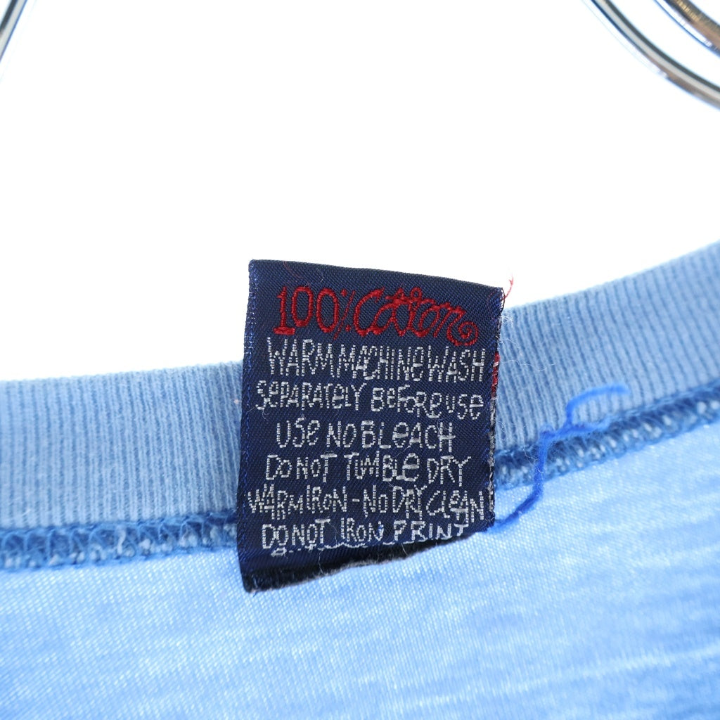 STUSSY(ステューシー) 90S OLD VINTAGE ジャズマン シャドーマン 半袖Tシャツ 紺タグ ブルー