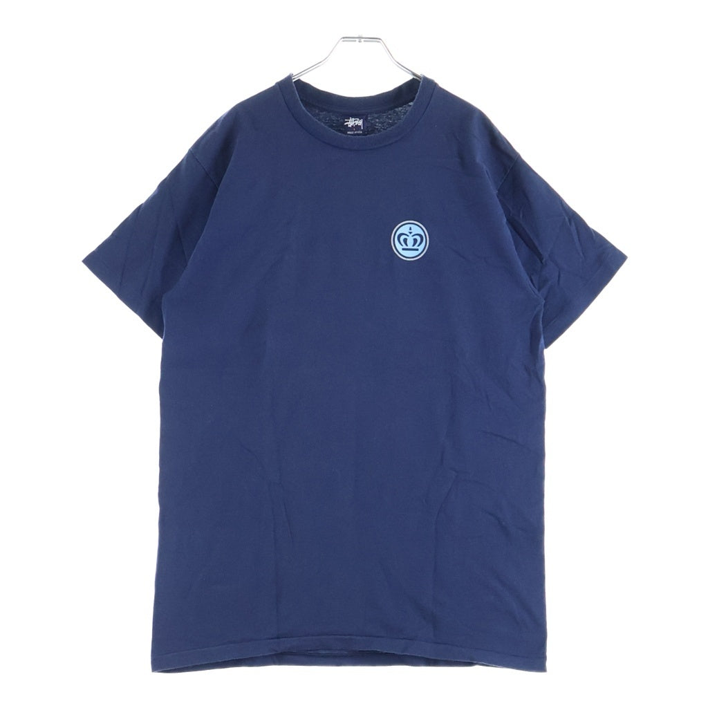 STUSSY(ステューシー) 90S OLD VINTAGE クラウン ロゴ 半袖Tシャツ 紺タグ ネイビー