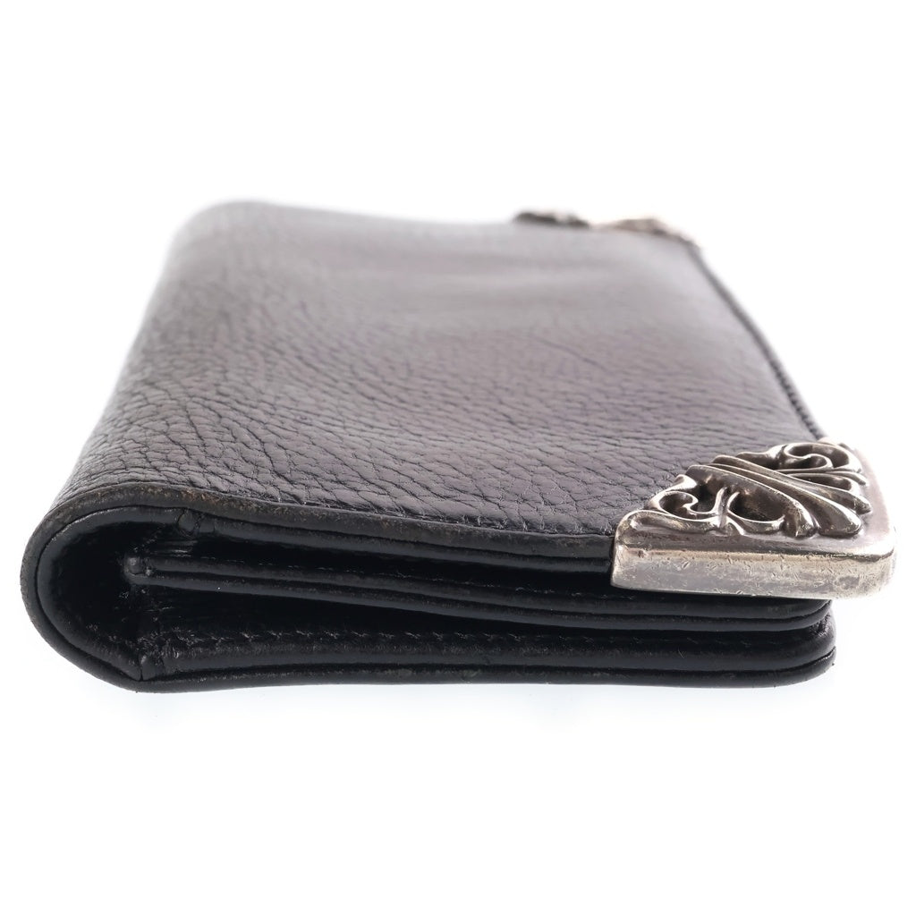 CHROME HEARTS(クロムハーツ) LNG SNGL FLD TIPS シングルフォールド ロングウォレット 長財布 ブラック