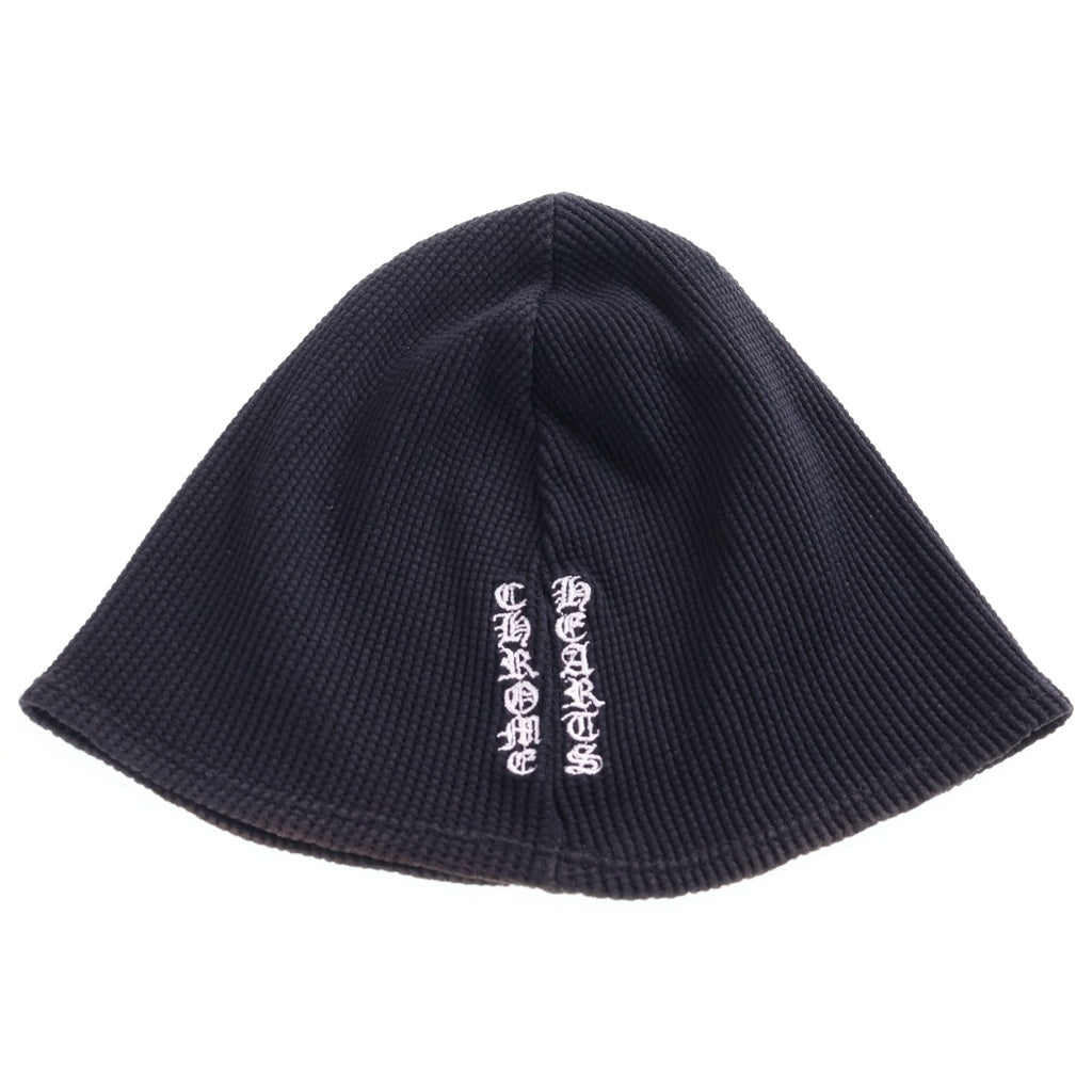 CHROME HEARTS(クロムハーツ) OLD THERMAL BEANIE オールド CHクロス刺繍 サーマル ビーニー ニット帽 ブラック