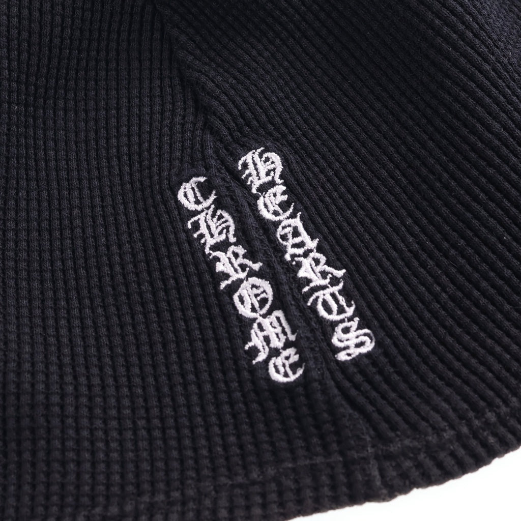 CHROME HEARTS(クロムハーツ) OLD THERMAL BEANIE オールド CHクロス刺繍 サーマル ビーニー ニット帽 ブラック