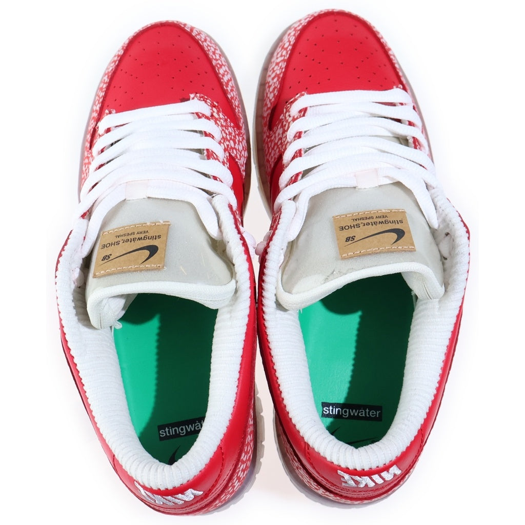 NIKE SB(ナイキエスビー) ×STINGWATER DUNK LOW OG QS スティングウォーター ダンク マジックマッシュルーム ローカットスニーカー US9/27.0cm レッド DH7650-600