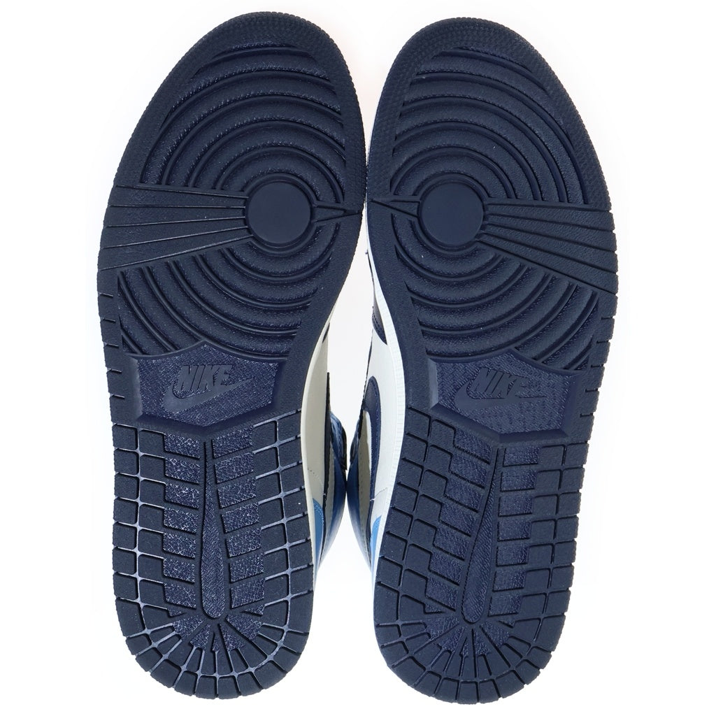 NIKE(ナイキ) AIR JORDAN1 RETRO HIGH OG OBSIDIAN エアジョーダン1 オブシディアン ハイカットスニーカー US9/27.0cm ホワイト/ブルー 555088-140