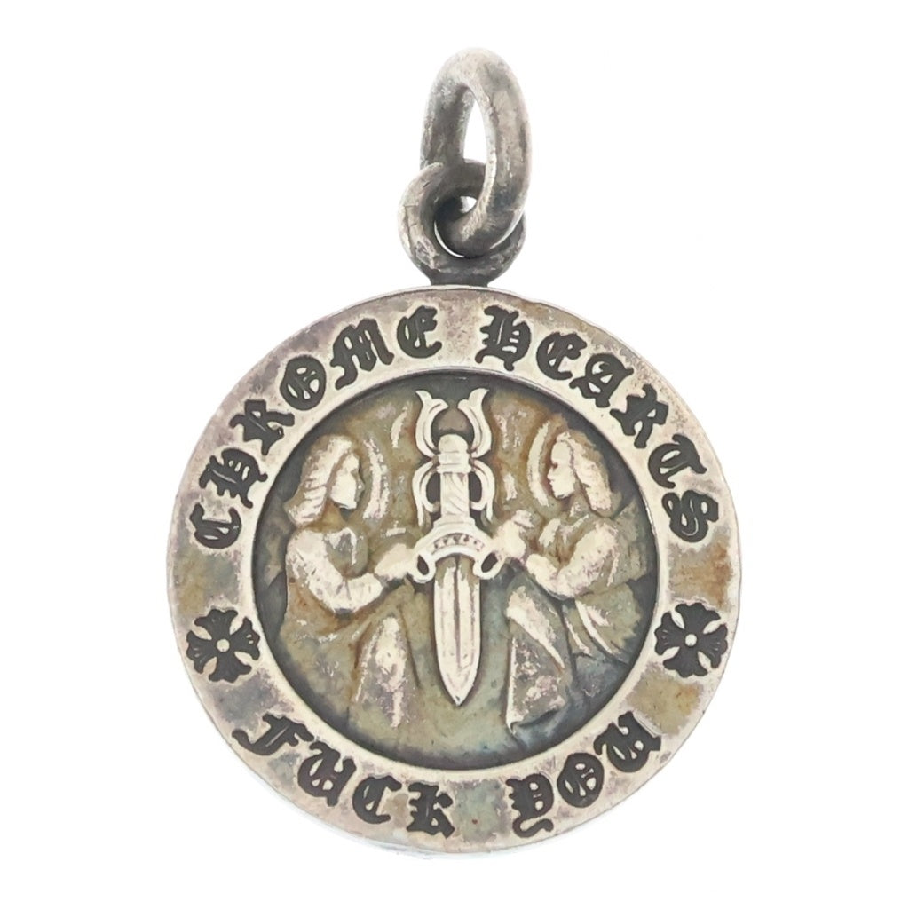 CHROME HEARTS(クロムハーツ) CHRM ANGL MDL V1 エンジェルメダルチャーム ペンダントトップ シルバーBCA229