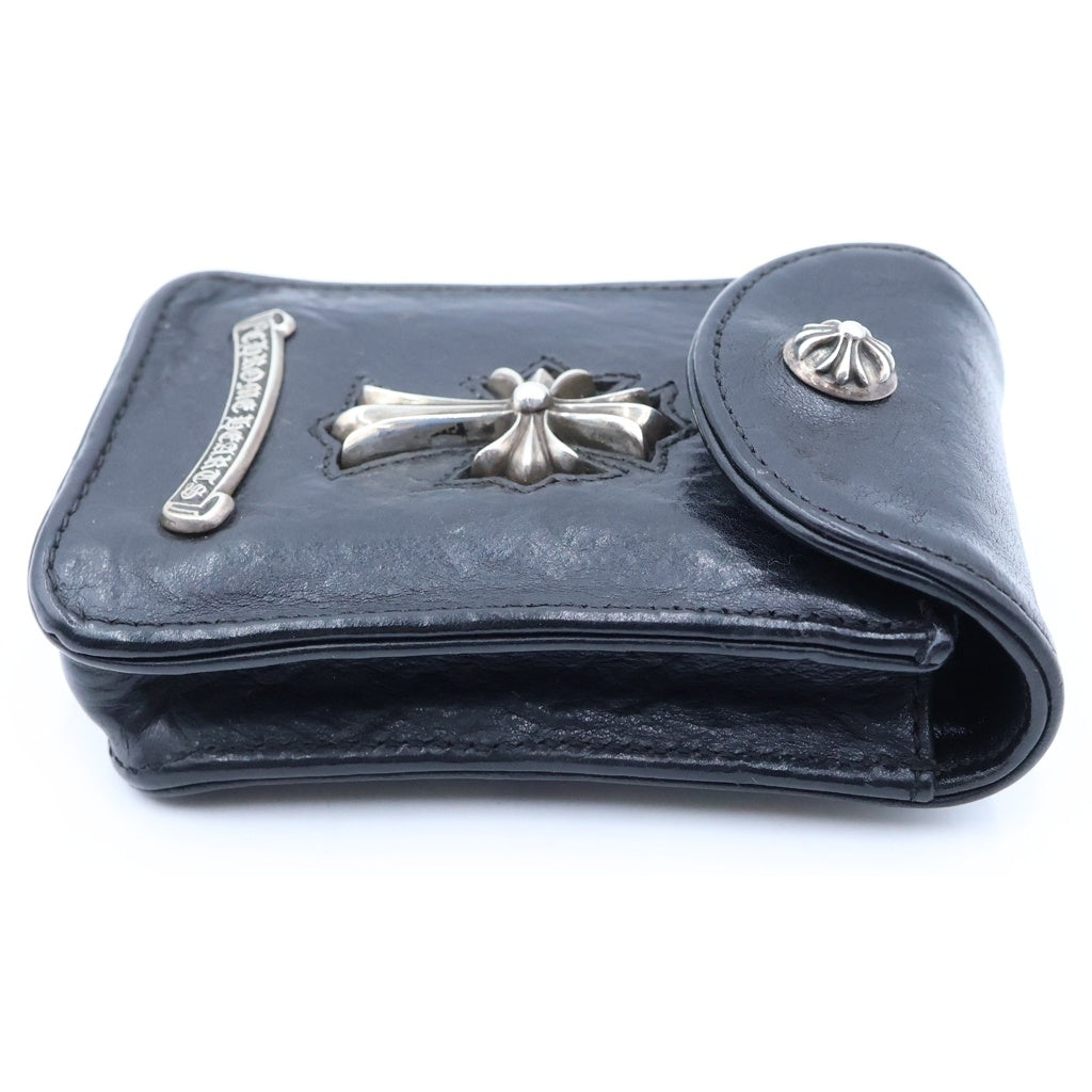 CHROME HEARTS(クロムハーツ) CH CROSS CIGARETTE CASE CHクロス シガレットケース 煙草入れ ブラック/シルバー
