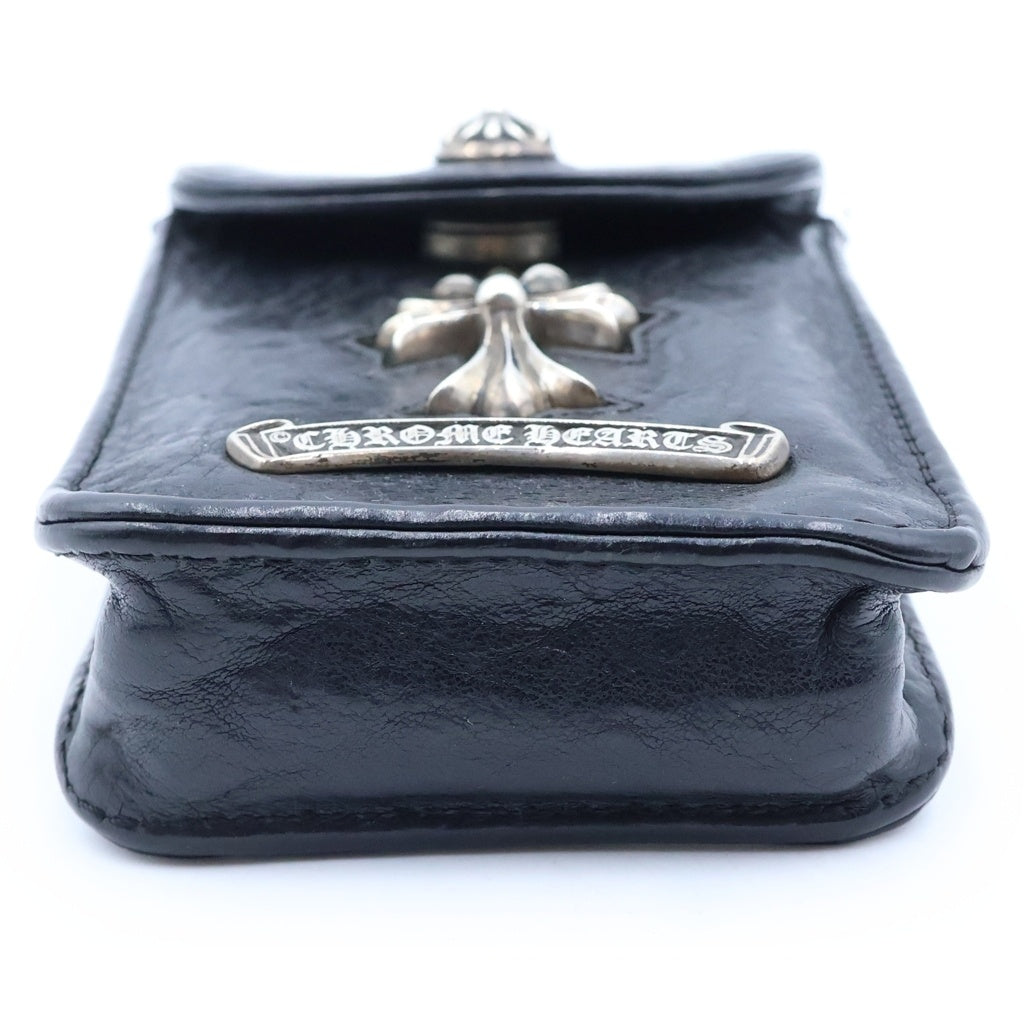 CHROME HEARTS(クロムハーツ) CH CROSS CIGARETTE CASE CHクロス シガレットケース 煙草入れ ブラック/シルバー