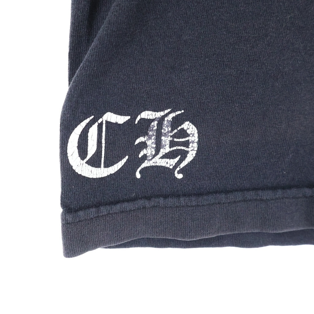 CHROME HEARTS(クロムハーツ) OLD CH PLS S/S TEE オールド CHプラス ホースシュープリント半袖Tシャツ ブラック
