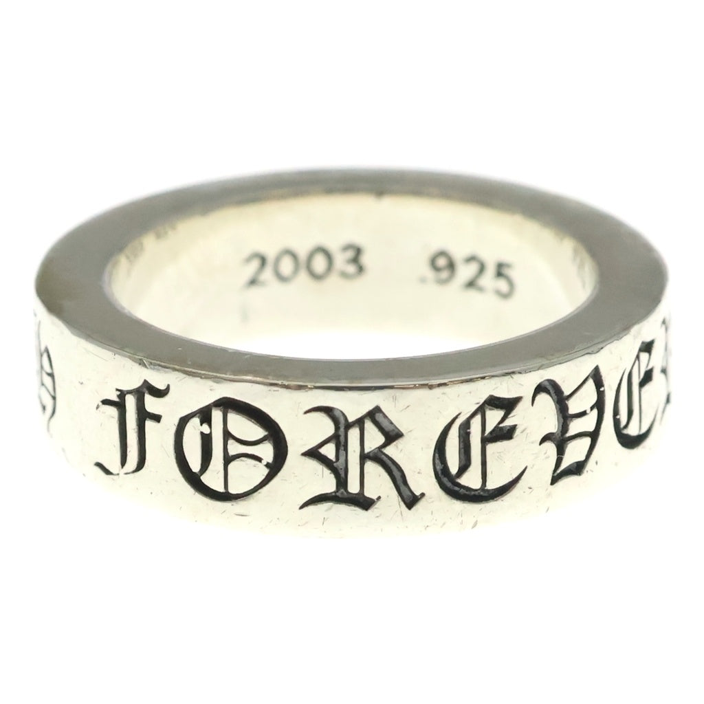 CHROME HEARTS(クロムハーツ) 6mm SPACER FOREVER 6mmスペーサーリング フォーエバーシルバーBCA337
