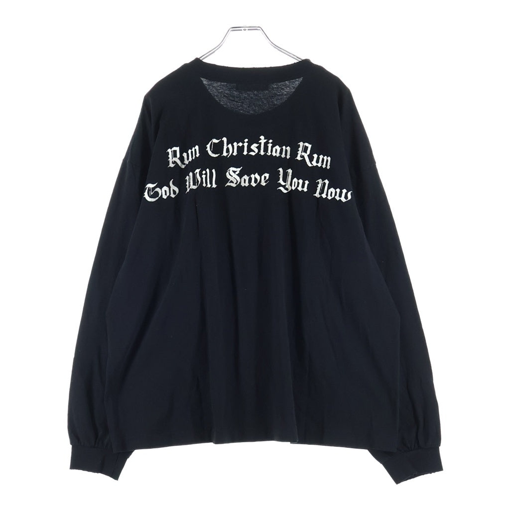 ALEXANDER DIGENOVA(アレキサンダーディジェノバ) Christian long sleeve クリスチャンロングスリーブ 長袖Tシャツカットソー ブラック