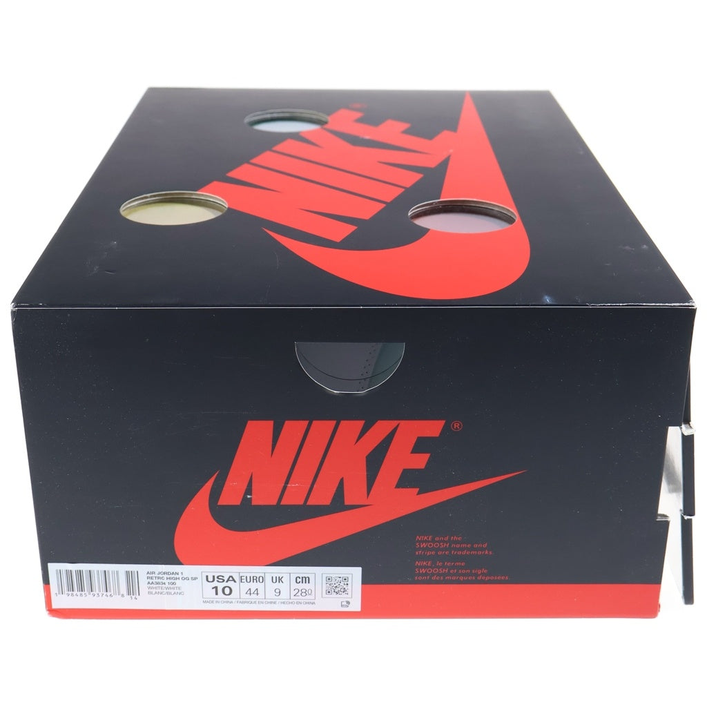 NIKE(ナイキ) × V.A.A. AIR JORDAN RETRO HIGH ALASKA エアジョーダン 1 アラスカ ハイカットスニーカー US10/28.0cm ホワイト AA3834-100