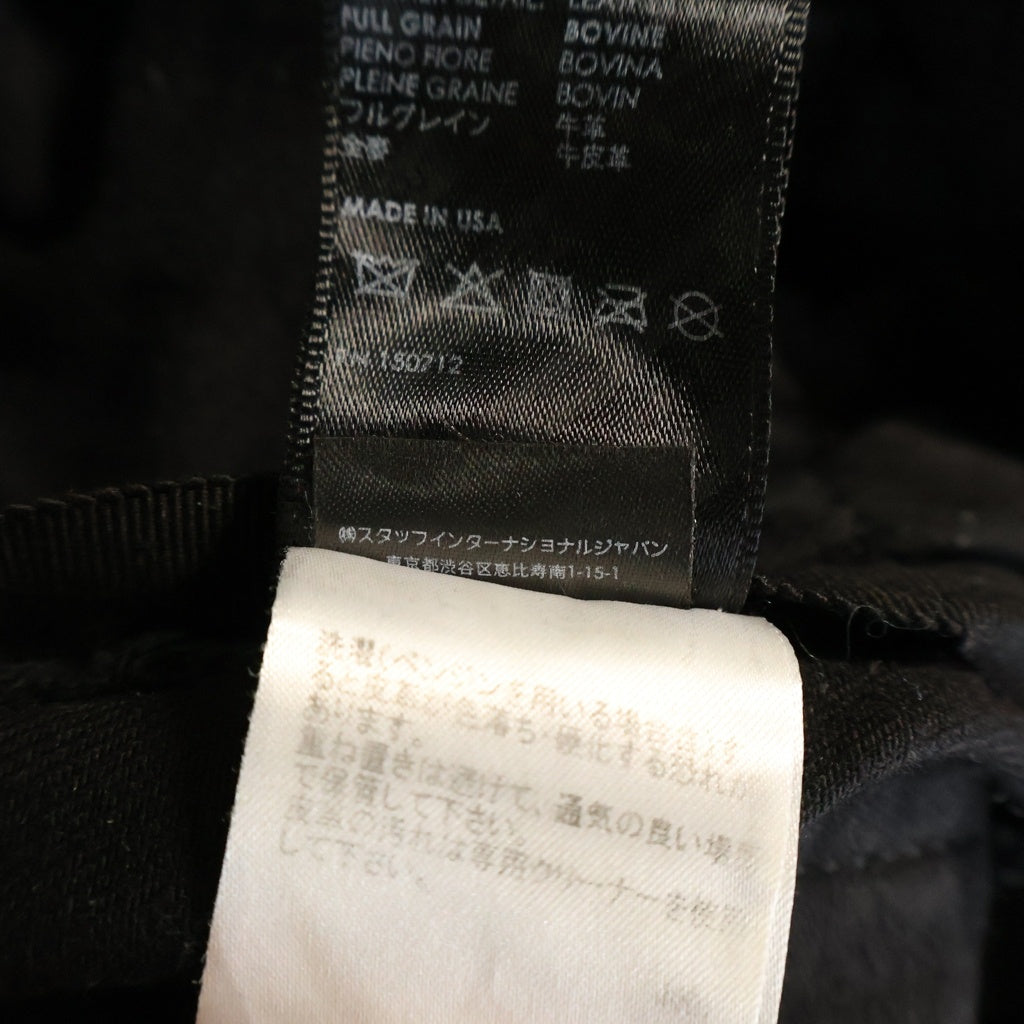AMIRI(アミリ) 蛇腹レザー ダメージ加工 デニム ジーンズ スキニーパンツ ブラック