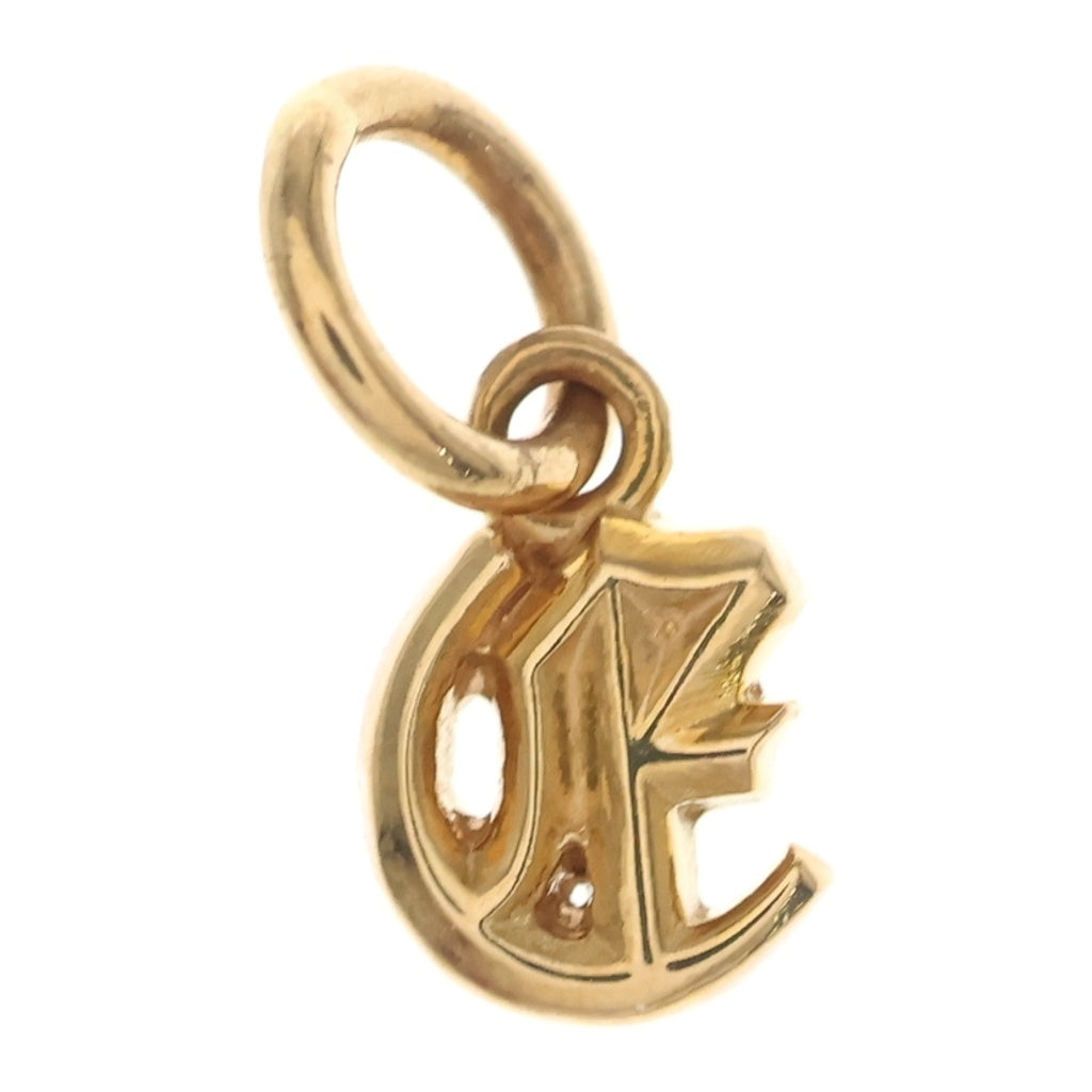 CHROME HEARTS(クロムハーツ) 22K STACK ALPHABET アルファベット スタックチャーム D イニシャルペンダントトップ ゴールド