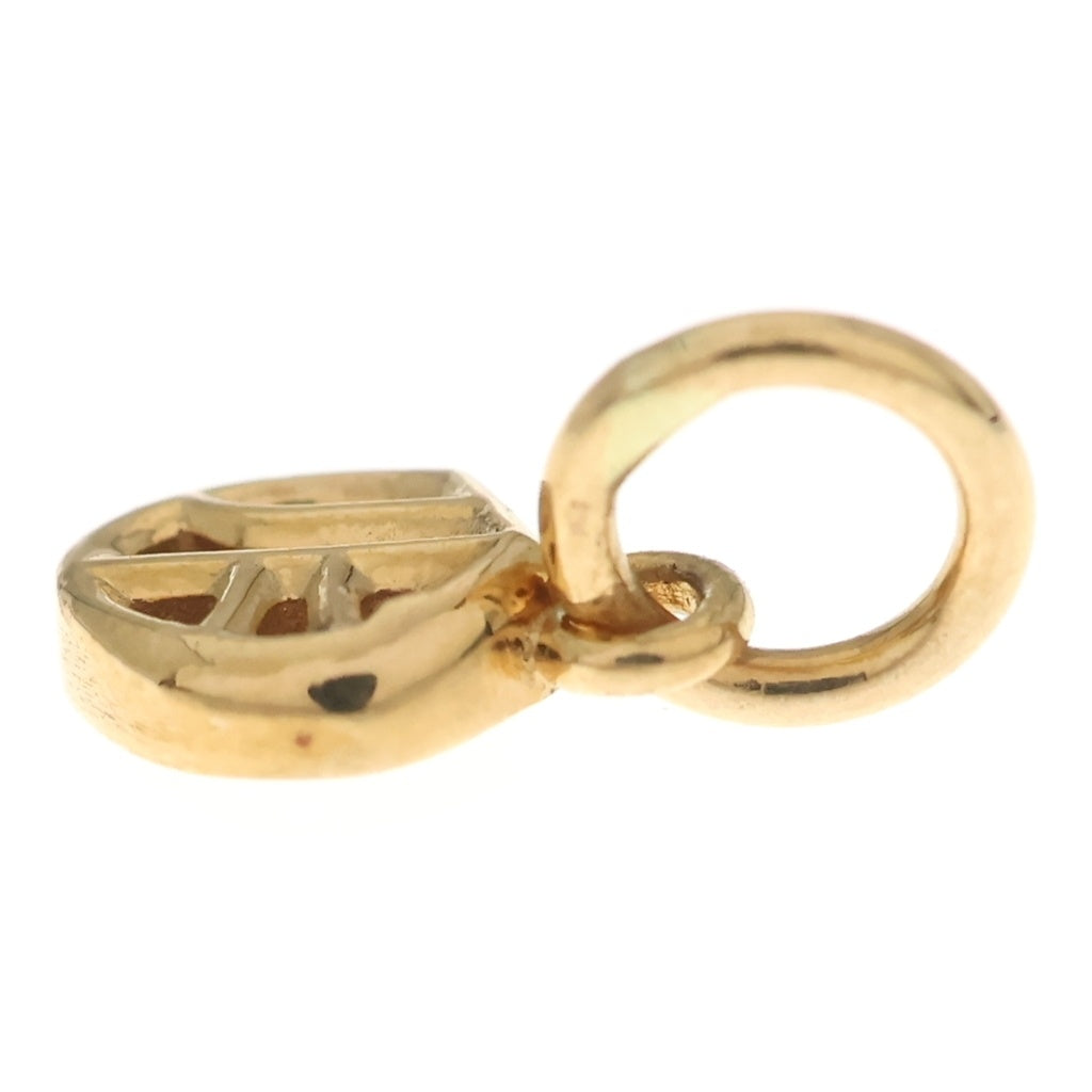 CHROME HEARTS(クロムハーツ) 22K STACK ALPHABET アルファベット スタックチャーム O イニシャルペンダントトップ ゴールド