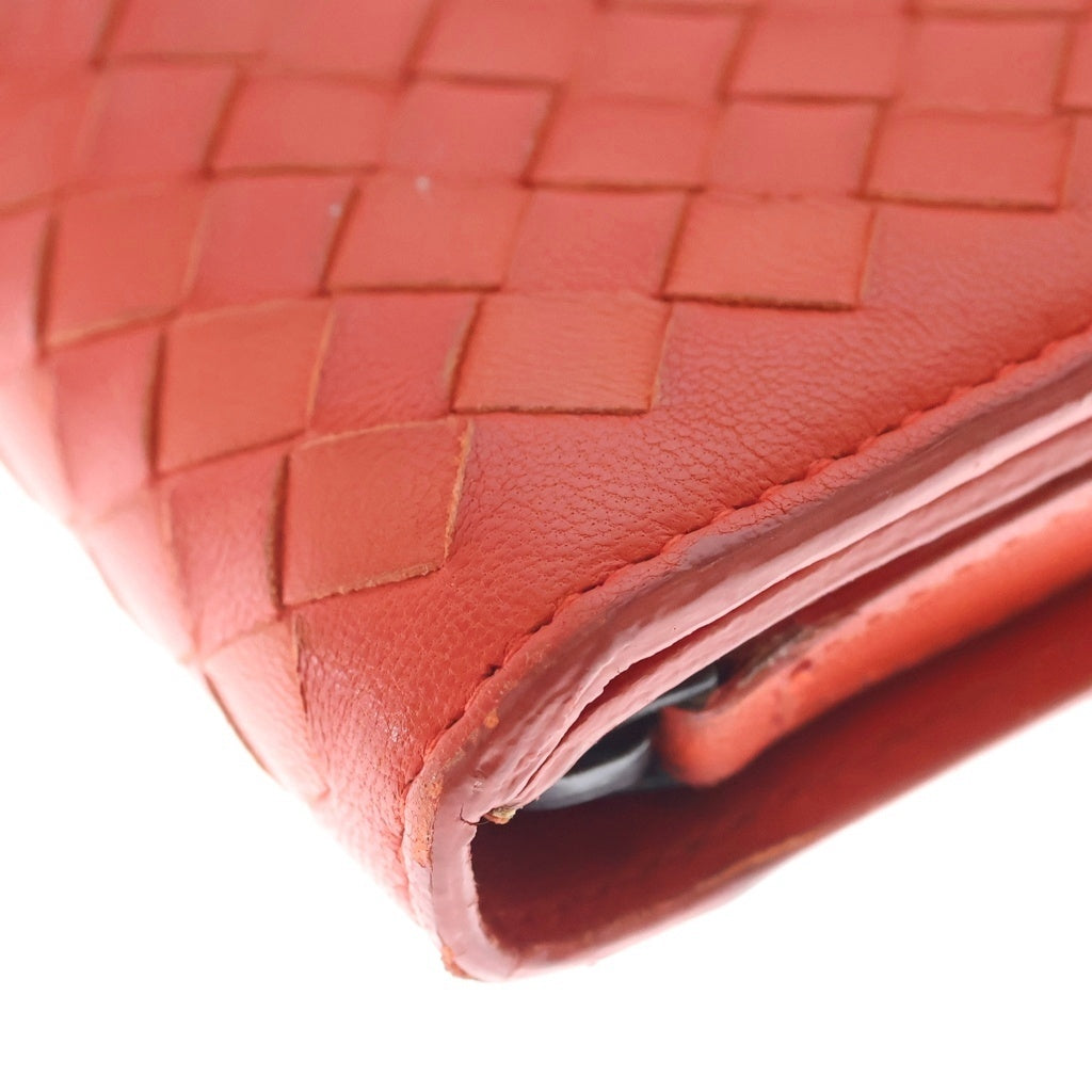 BOTTEGA VENETA(ボッテガヴェネタ) イントレチャート コンチネンタルウォレット 財布 オレンジ 261995 V001N 6522