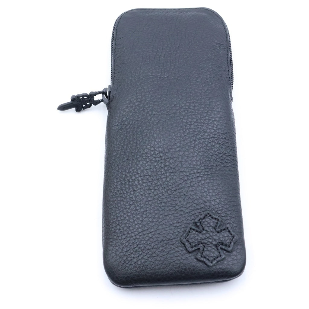 CHROME HEARTS(クロムハーツ) SMOKE SHOW スモークショー クリアフレーム CHプラス テンプル ウェリントン アイウェア サングラス 眼鏡 ブラック/シルバー