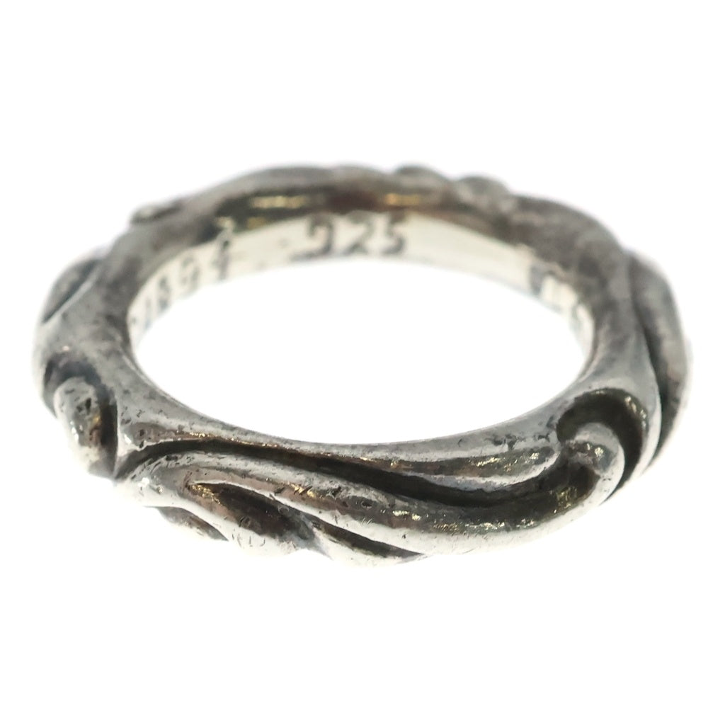 CHROME HEARTS(クロムハーツ) SCRL BAND スクロールバンド リング シルバー BCA351