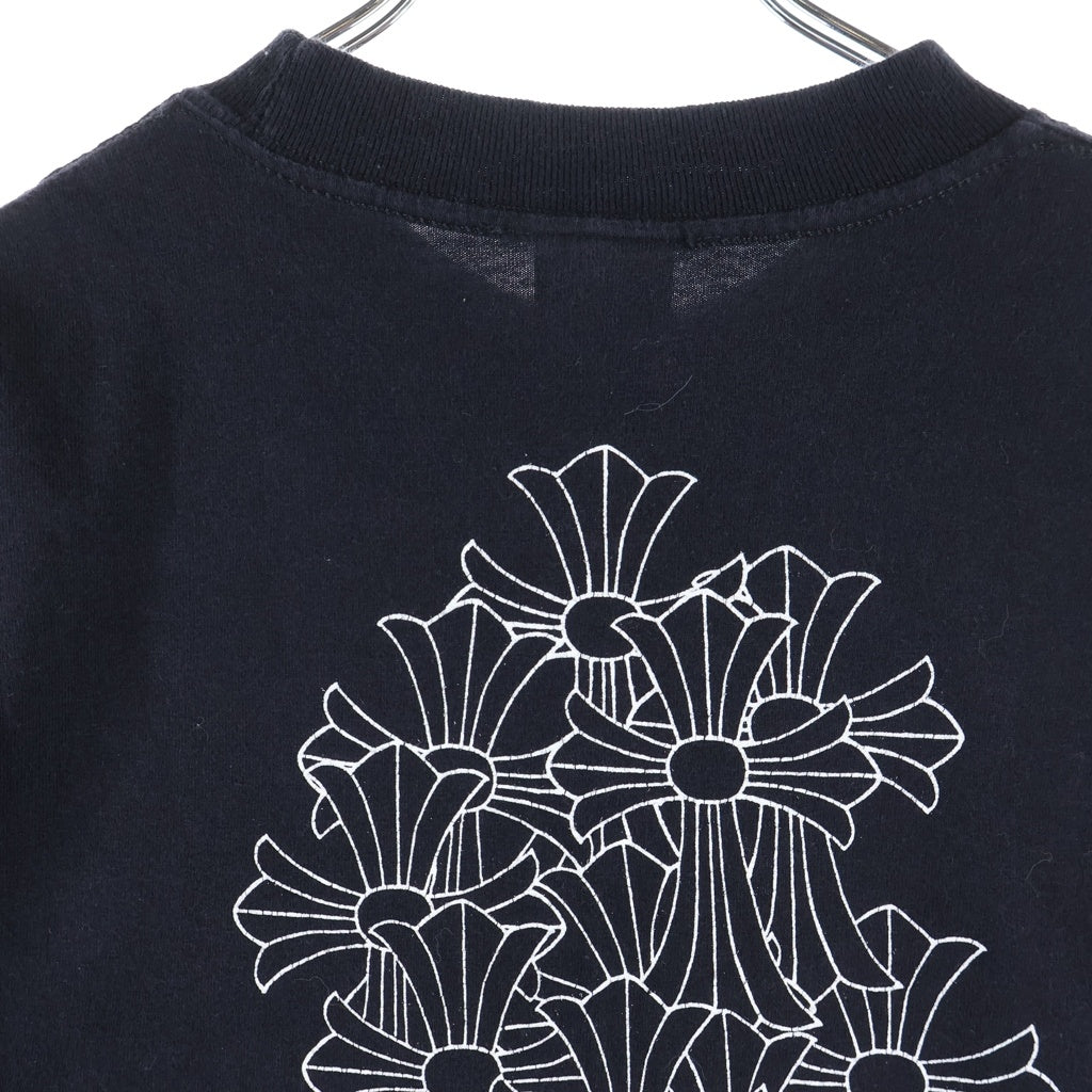 CHROME HEARTS(クロムハーツ) OLD オールド バックセメタリークロスプリント 半袖Tシャツカットソー ブラック
