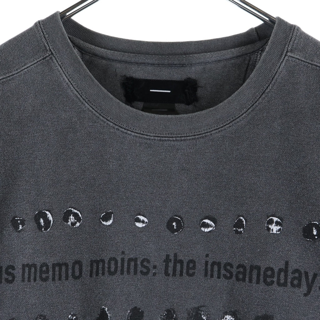 MINUS(マイナス) Bootleg Crew Sweat ブートレグクルースウェット グレー MTL-BGCWSBS