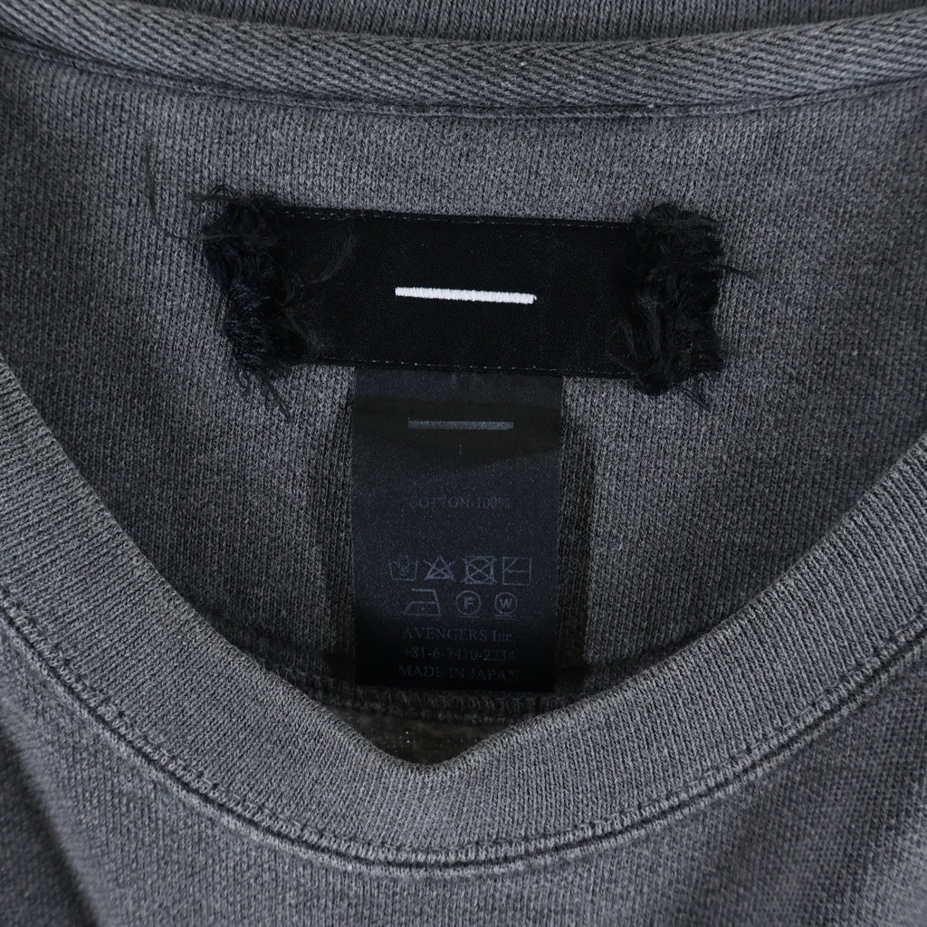 MINUS(マイナス) Bootleg Crew Sweat ブートレグクルースウェット グレー MTL-BGCWSBS