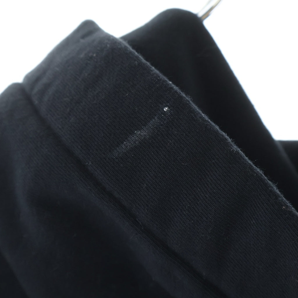 CELINE(セリーヌ) 21AW Loose Sweatshirt In Cotton Fleece ドローコード プルオーバー フーディー スウェット パーカー ブラック 2Y468670Q