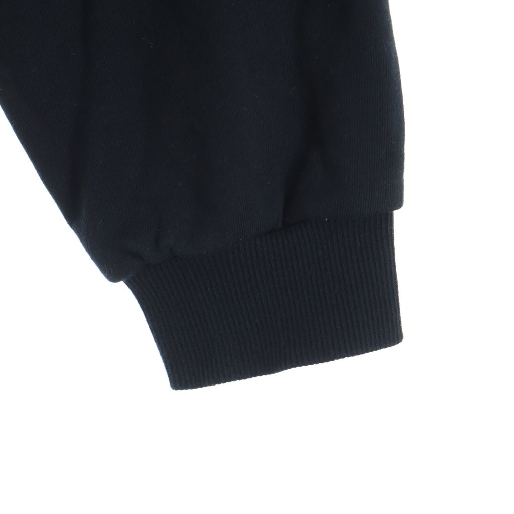 CELINE(セリーヌ) 21AW Loose Sweatshirt In Cotton Fleece ドローコード プルオーバー フーディー スウェット パーカー ブラック 2Y468670Q