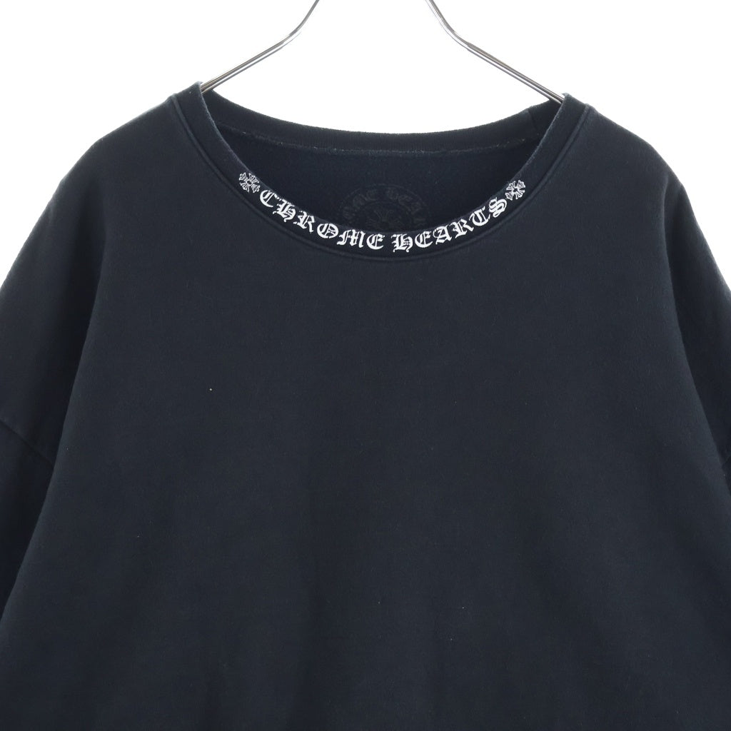 CHROME HEARTS(クロムハーツ) Neck Logo CH Arm Sweatshirts ネックロゴ CHアームプリントスウェットトレーナー ブラック