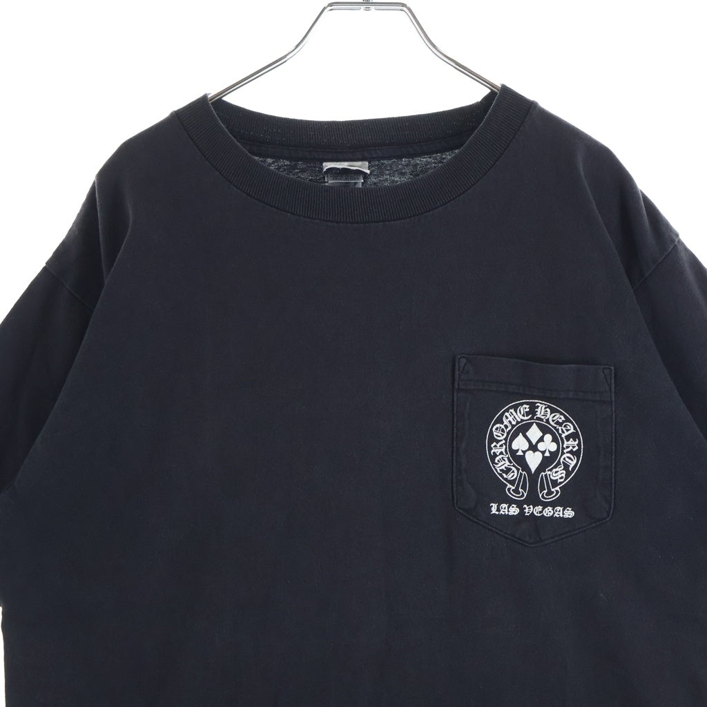 CHROME HEARTS(クロムハーツ) OLD WELCOME LAS VEGAS S/S TEE オールド ラスベガス限定 プリント半袖Tシャツ カットソー ブラック