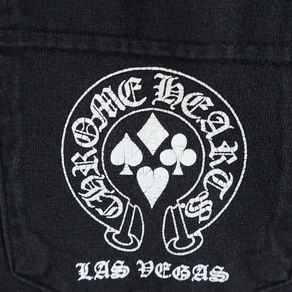 CHROME HEARTS(クロムハーツ) OLD WELCOME LAS VEGAS S/S TEE オールド ラスベガス限定 プリント半袖Tシャツ カットソー ブラック