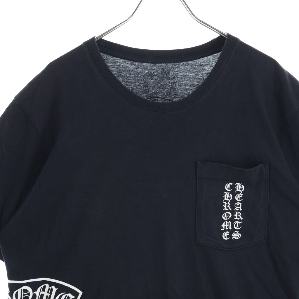 CHROME HEARTS(クロムハーツ) Vertical T Bar Logo S/S Tee バーティカルロゴ Tバー 半袖Tシャツ カットソー ホワイト
